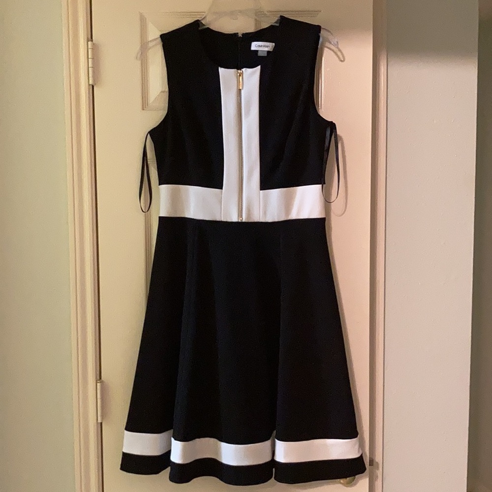 Black and White Calvin Klein Dress